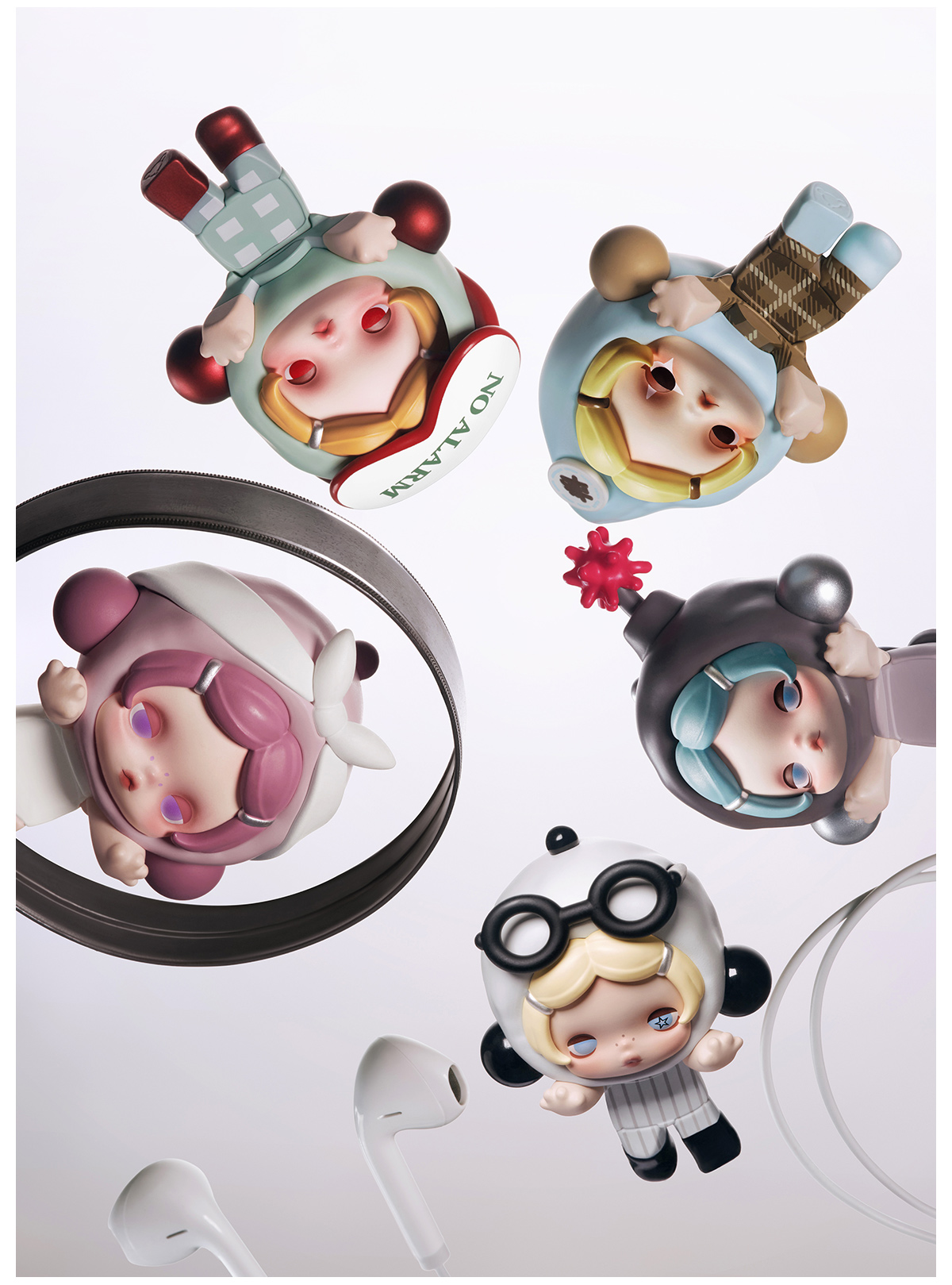 POP ATTACH θ SKULLPANDA Off Mode Series|POP MART US Official