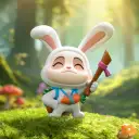 POP MART-League of Legends Clash of the Cuties Series Figures - Cottontail Teemo