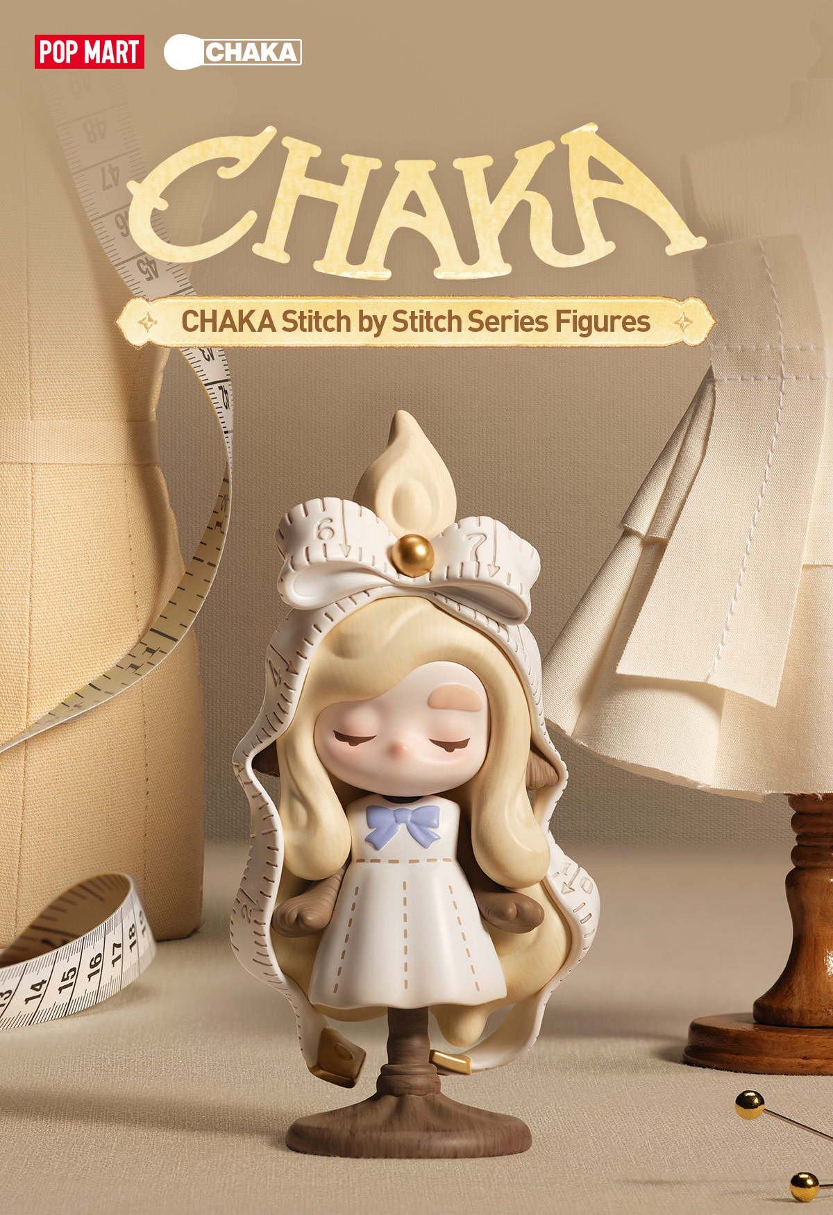 POP MART フィギュア chaka CHAKA Stitch by Stitch Series Figures|POP MART US Official