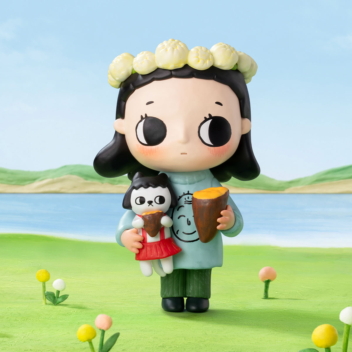 Nyota x Chibi Maruko-chan フィギュア 全種セット Nyota × Chibi Maruko Chan Series Figures|POP MART US Official