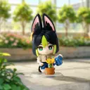 POP MART-Genshin Impact Academy's Light and Shadow Poetry Chibi Series Figures - Tighnari: Where Petals Rest