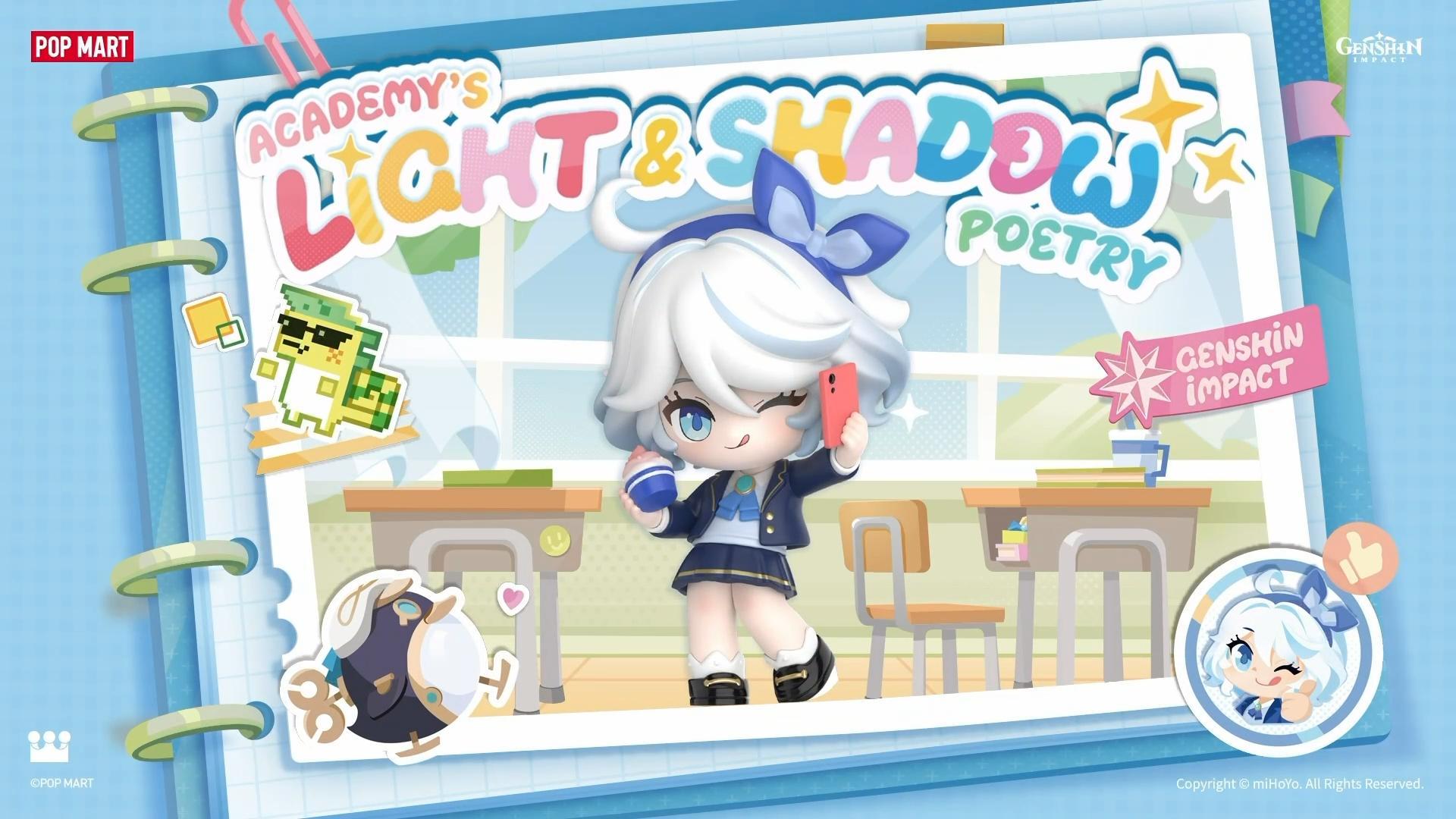 Genshin Impact Academy's Light and Shadow Poetry Chibi Series