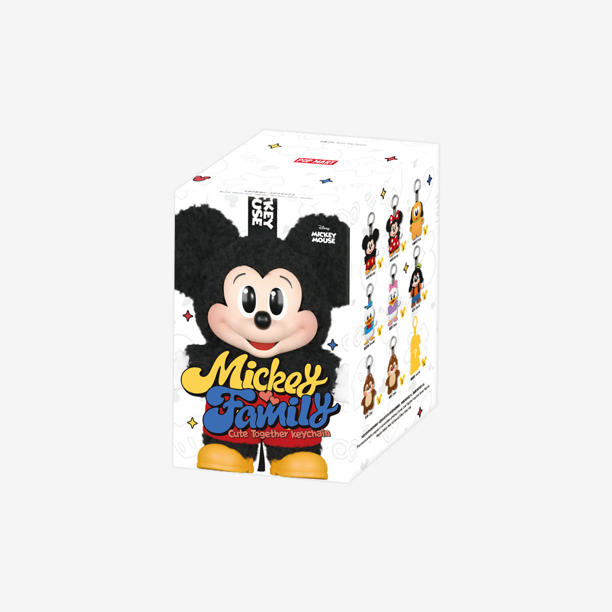 Mickey Family Cute Together Keychain Series Figures|POP MART