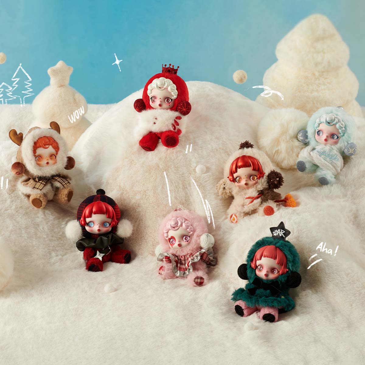 ぬいぐるみ SKULLPANDA Winter Symphony POP MART SKULLPANDA Winter Symphony Series Plush|POP MART US Official