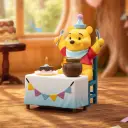 POP MART-Disney Winnie the Pooh Let's Party! Series Figures - Hooray Winnie