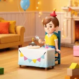 POP MART-Disney Winnie the Pooh Let's Party! Series Figures - Christopher Robin