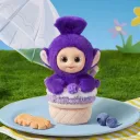 POP MART-Teletubbies Afternoon Tea Diary Series Vinyl Plush Pendant - Tinky Winky's Blueberry Ice Cream