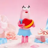 POP MART-Vecinos de Fondo de Bikini - Colección"Peces Románticos"Colgante de Peluche - Banner 2