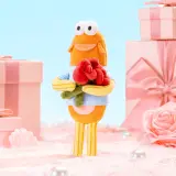 POP MART-Vecinos de Fondo de Bikini - Colección"Peces Románticos"Colgante de Peluche - Banner 3