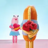 POP MART-Vecinos de Fondo de Bikini - Colección"Peces Románticos"Colgante de Peluche - Banner 5