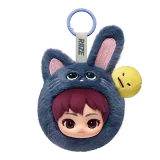 POP MART-RIIZE - Colección"Fluffy Club"Colgantes Mini Bolsito en Cajas Misteriosas - Fluffy TONYANGDEOK（WONBIN VER.）