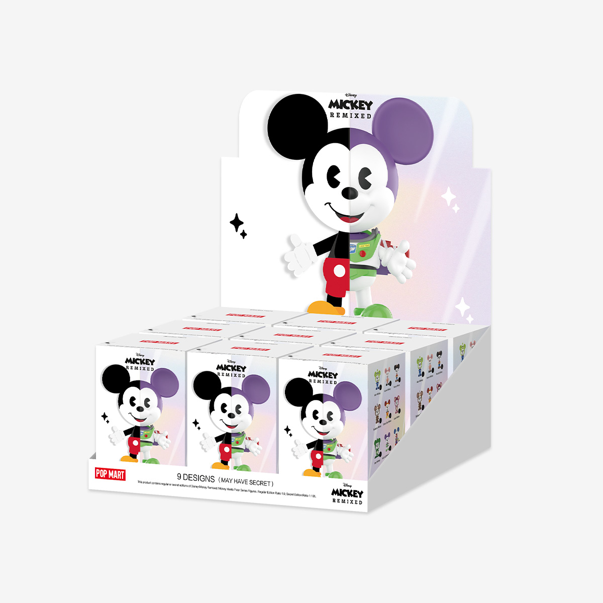 Disney Mickey Remixed: Mickey Meets Pixar Series Figures|POP MART