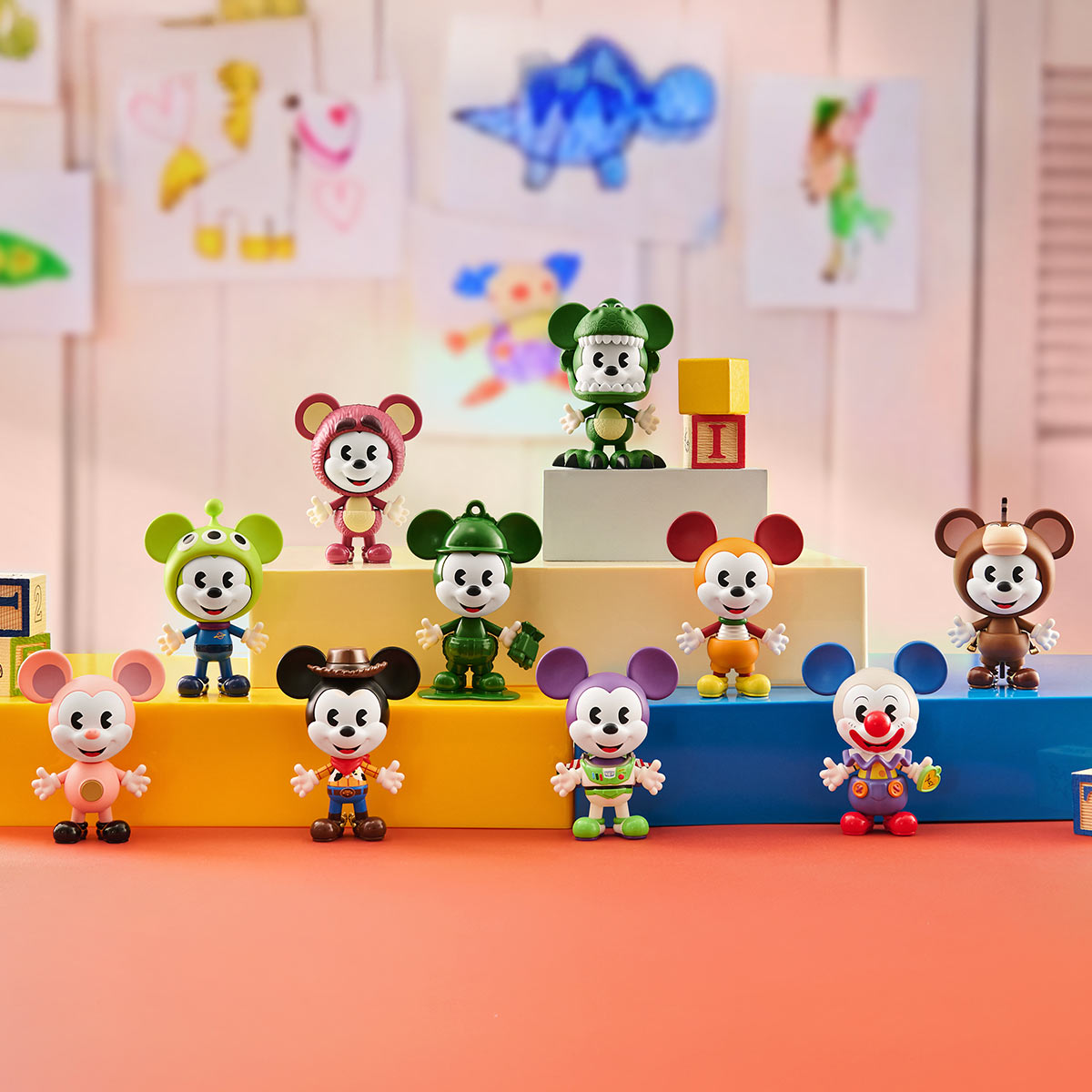 Disney Mickey Remixed: Mickey Meets Pixar Series Figures|POP MART
