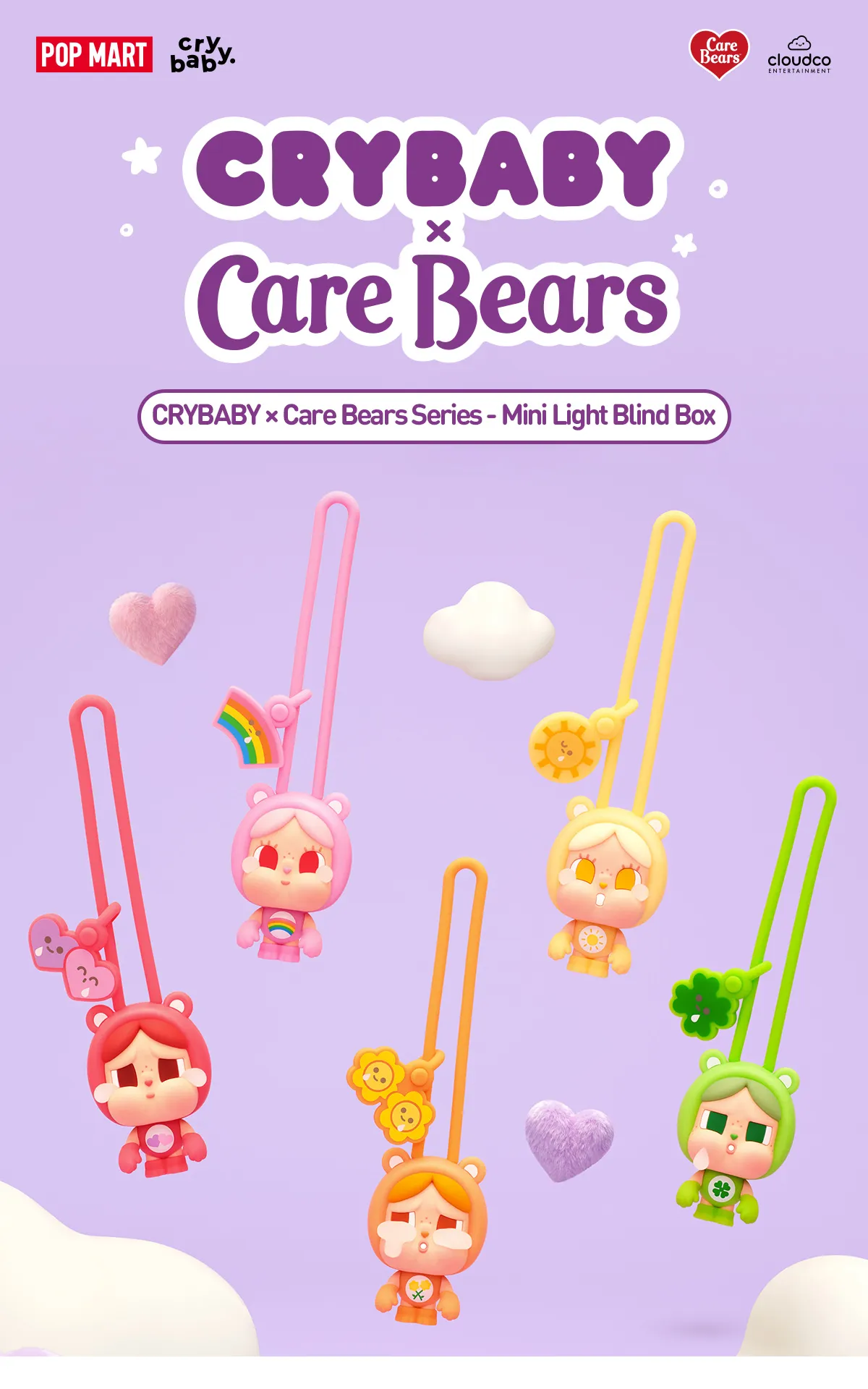 CRYBABY × Care Bears Series - Mini Light Blind Box