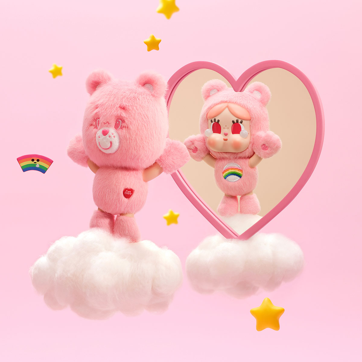 CRYBABY × Care Bears Series - Vinyl Plush Pendant Blind Box