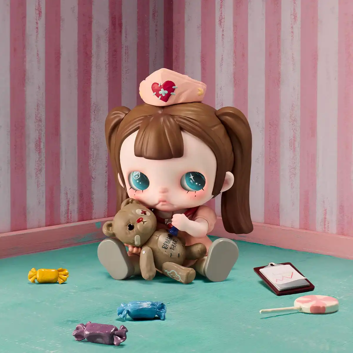 TinyTiny< ACT I: Sala de Terapia Dulce>Figuras en Cajas Misteriosas