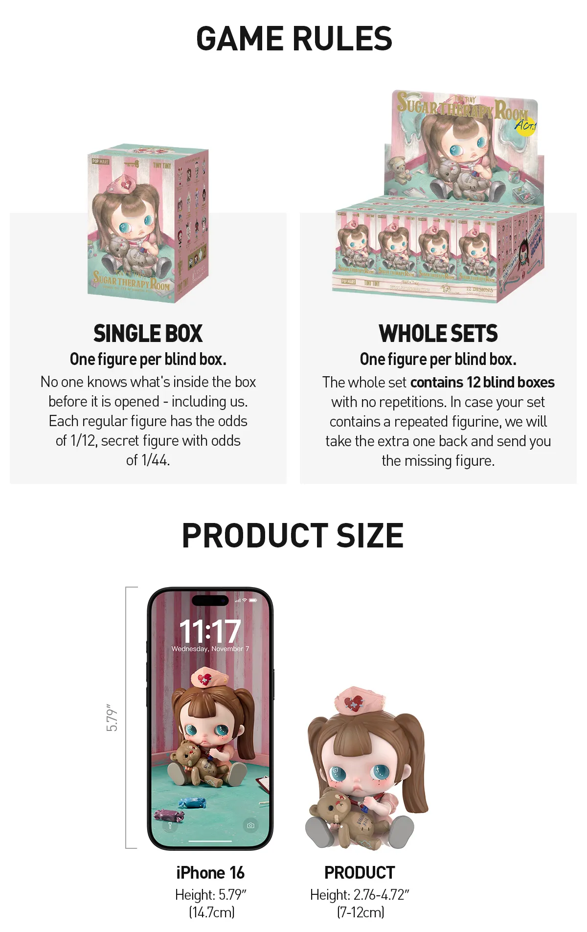 TinyTiny - Act I: Sugar Therapy Room Series Figures
