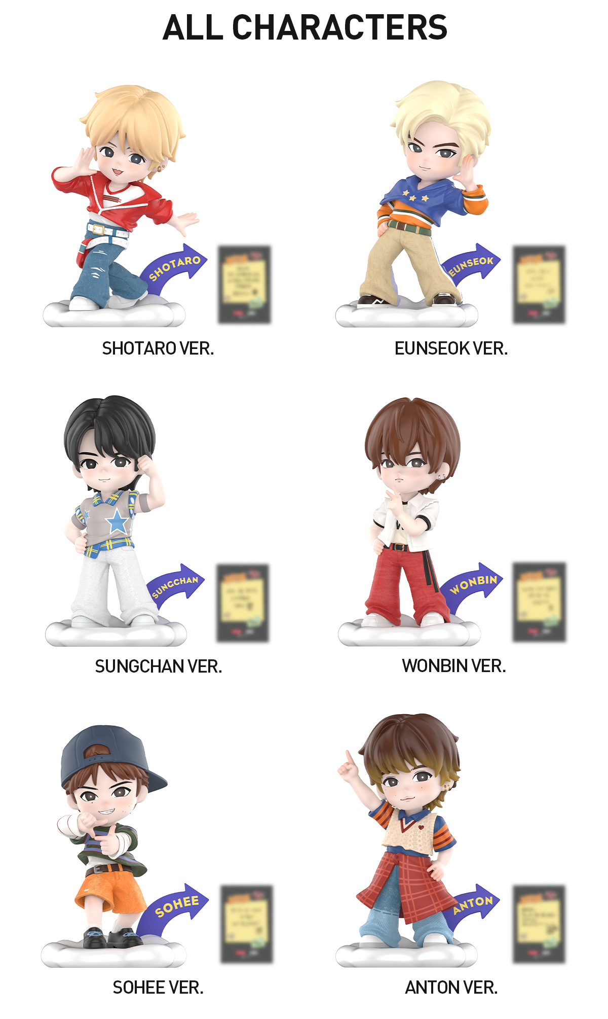 RIIZE Memorable Picks Series Figures|POP MART US Official