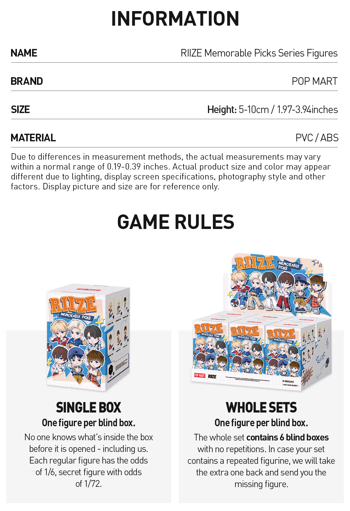 RIIZE Memorable Picks Series Figures|POP MART US Official