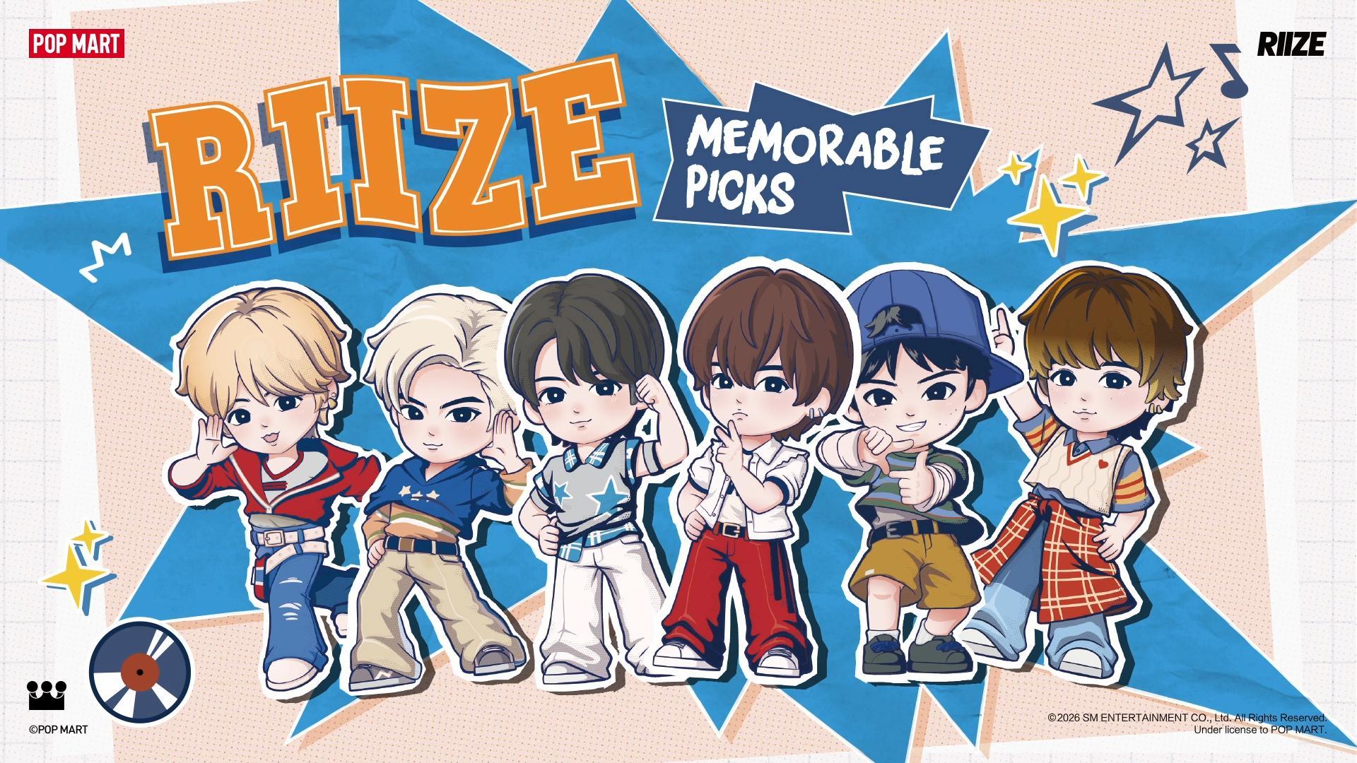 RIIZE Memorable Picks Series Figures|POP MART US Official