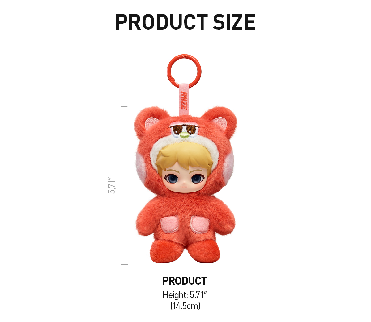 RIIZE Fluffy Club Series Vinyl Plush Doll Pendant|POP MART US Official