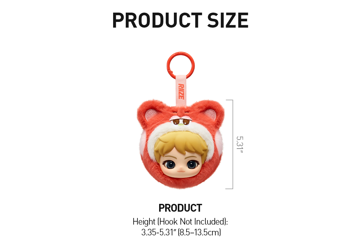 RIIZE Fluffy Club Series Mini Pouch Keychain|POP MART US Official