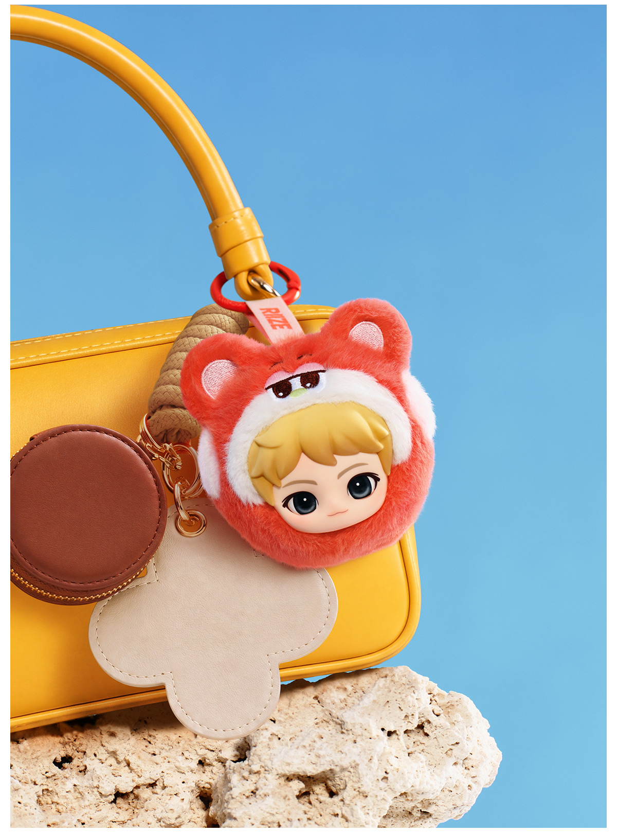 RIIZE Fluffy Club Series Mini Pouch Keychain|POP MART US Official