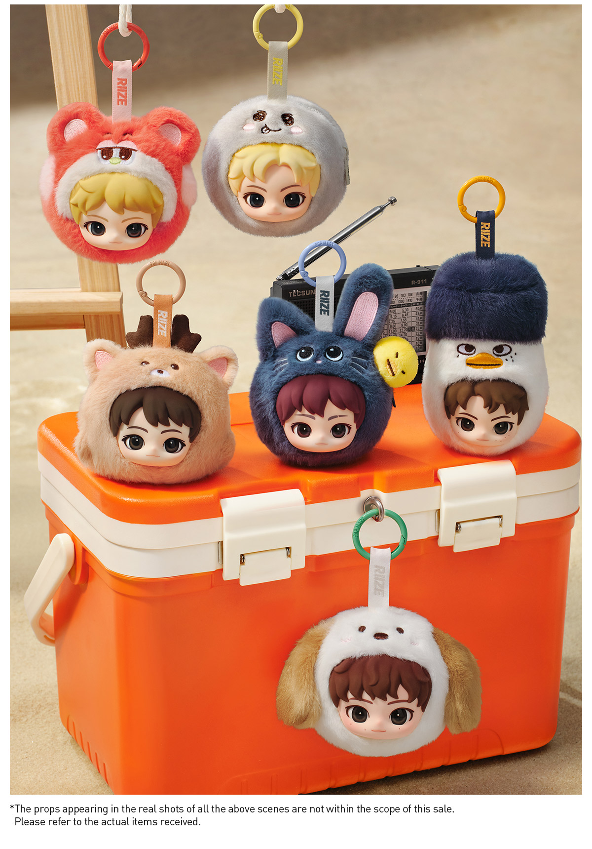 RIIZE Fluffy Club Series Mini Pouch Keychain|POP MART US Official