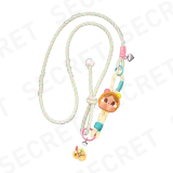 POP MART-CRYBABY × Care Bears Series - Long Lanyard Blind Box - CRYBABY × WORK OF HEART BEAR（Secret）