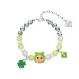 POP MART-CRYBABY × Ositos Cariñositos - Pulseras en Cajas Misteriosas - CRYBABY × OSITO BUENA SUERTE