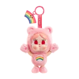POP MART-CRYBABY × Care Bears Series - Vinyl Plush Pendant Blind Box - CRYBABY × CHEER BEAR
