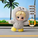POP MART-RIIZE Fluffy Club Series Vinyl Plush Doll Pendant - Fluffy SONGYONGDOLI EUNSEOK VER.