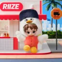 POP MART-RIIZE Fluffy Club Series Vinyl Plush Doll Pendant - Fluffy DDOLBYEONG SOHEE VER.