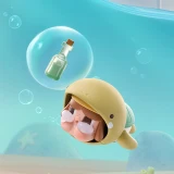 POP MART-CRYBABY – Colección"Un Mar de Lágrimas"Figuras en Cajas Misteriosas - LA TORTUGA MARINA