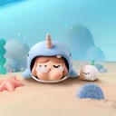POP MART-CRYBABY – Colección"Un Mar de Lágrimas"Figuras en Cajas Misteriosas - EL NARVAL