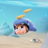 POP MART-CRYBABY – Colección"Un Mar de Lágrimas"Figuras en Cajas Misteriosas - EL TIBURÓN BALLENA（Secreto）