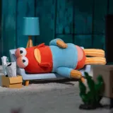 POP MART-Compañeros de Bikini Bottom - Peluches Caprichosos - Pez Flojo