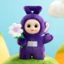 POP MART-Teletubbies – Colección “Dicen Hola” Figuras en cajas misteriosas - Flor Relajada de Tinky Winky
