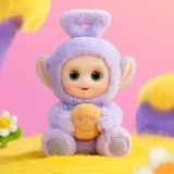 POP MART-Teletubbies – Colección “Dicen Hola” Figuras en cajas misteriosas - Tostada de Mochi de Tinky Winky