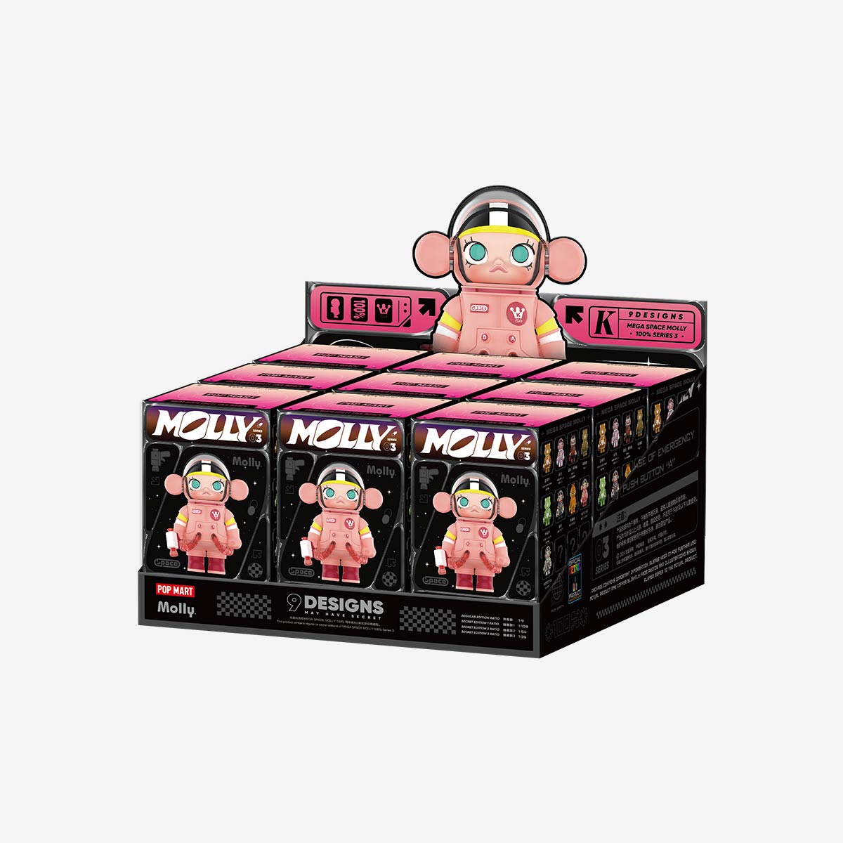 POP MART MEGA SPACE MOLLY 100% 3セット MEGA SPACE MOLLY 100% Series 3｜POP MART Canada Official