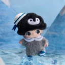 POP MART-DIMOO - Colección"Teatro Secreto"Colgantes de VINIPOP en Cajas Misteriosas - PINGÜINO GORDITO