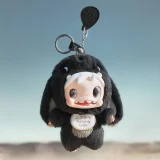 POP MART-POLAR - Colección"Monster Baby: Manual de Monstruos"Colgantes VINIPOPS en Cajas Misteriosas - BUBOO (NEGRO)