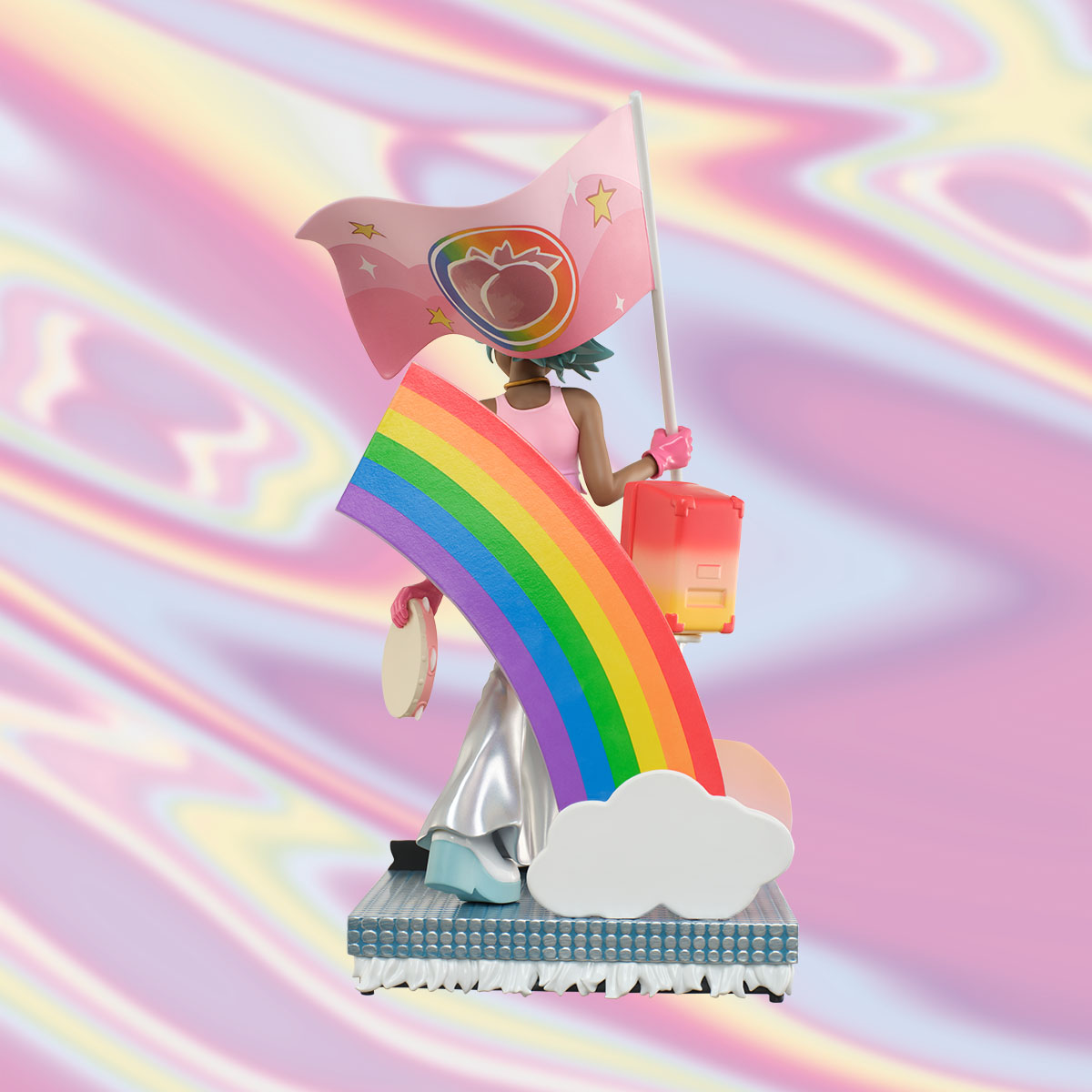 Peach Riot Rainbow Riot Figurine-Frankie｜POP MART US Official
