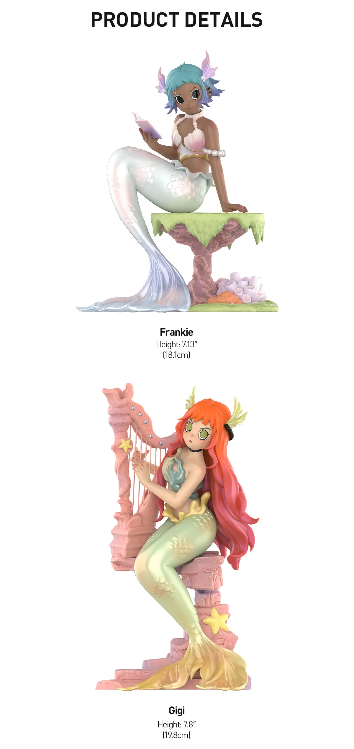 Button Icon By Process Peach Riot Siren’s Song Figurine-Frankie