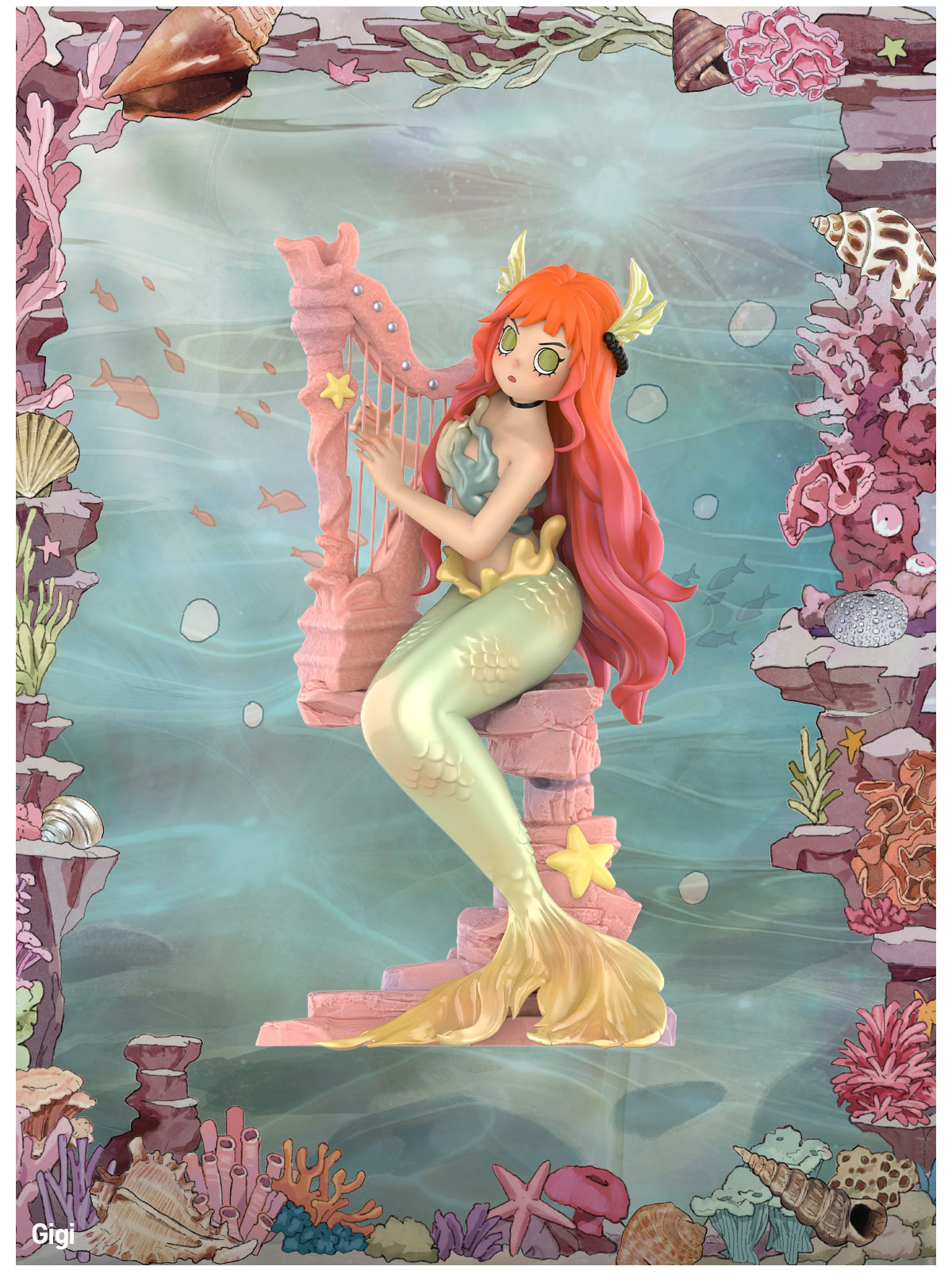 Peach Riot Siren's Song Figurine|POP MART US Official