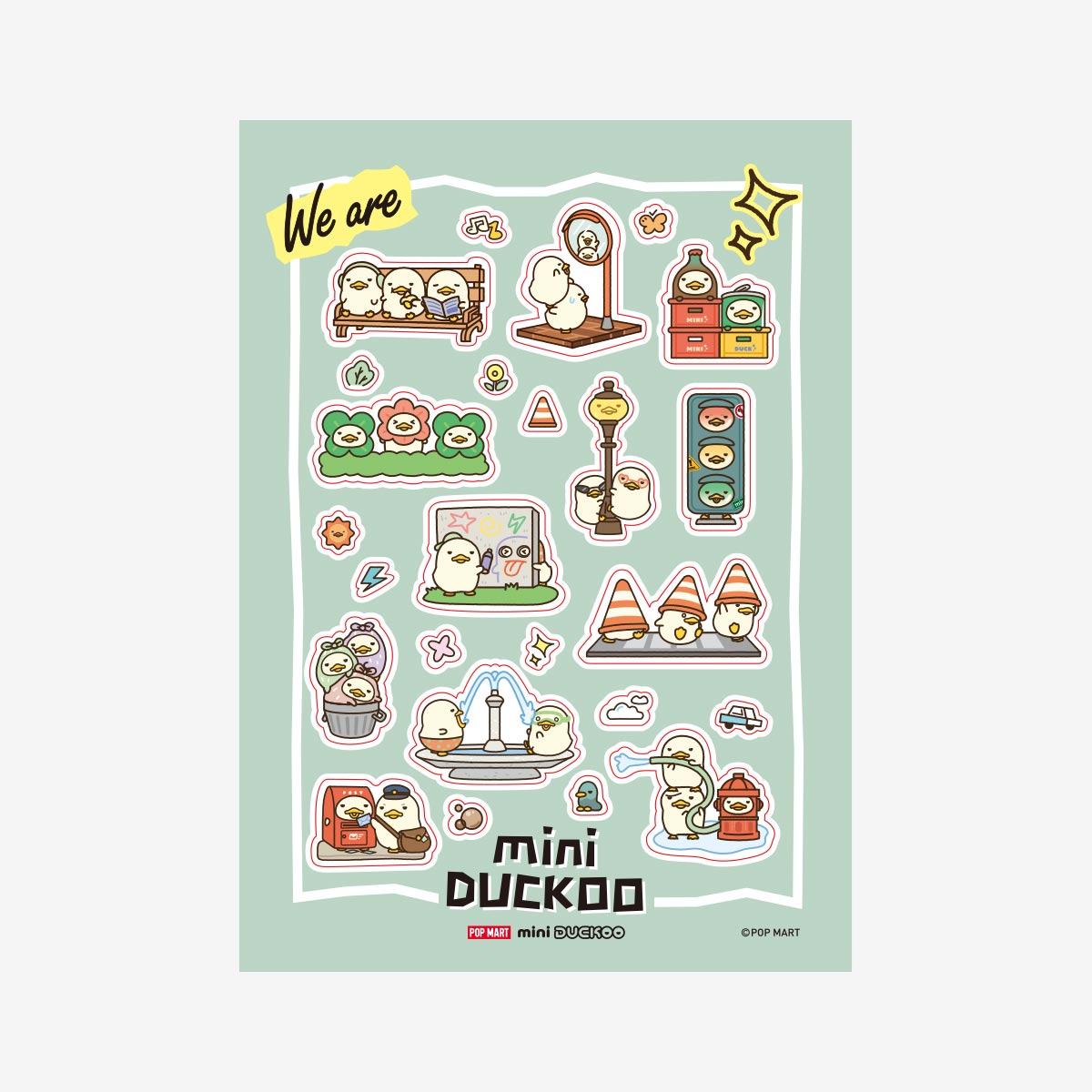 $85+ GWP - mini DUCKOO Citywalk Series Sticker
