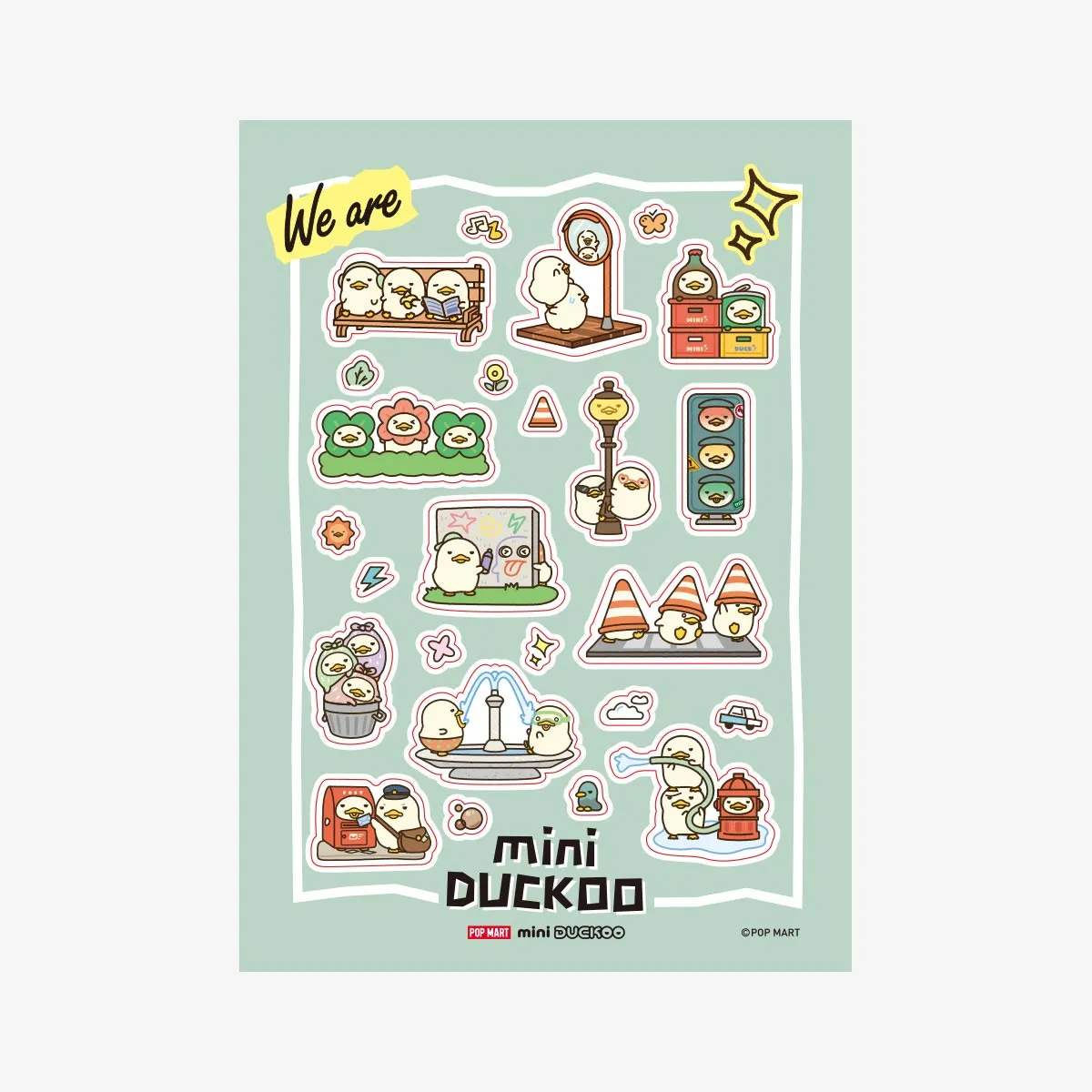 $59+ GWP - mini DUCKOO Citywalk Series Sticker