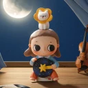 POP MART-Nyota - Colección"Todos Somos Estrellas" Figuras en Cajas Misteriosas - Estrella de la Melodía