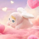 POP MART-PUCKY - Colección"Flying Babies"Colgantes de Peluche en Cajas Misteriosas - Bebé Cupido