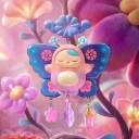 POP MART-PUCKY -Colección"Sueños y Deseos"Figuras en Cajas Misteriosas - Alas de Belleza
